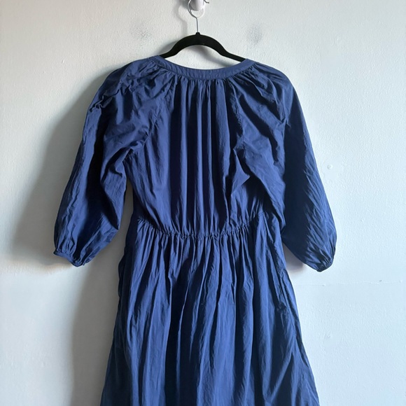 Xirena Sz XS Vie Blue Capri Cotton Tiered Midi Dress - Picture 6 of 12